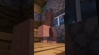 Zombie vs Villager in Minecraft  #minecraft #animation #shorts #gaming #minecraftmemes