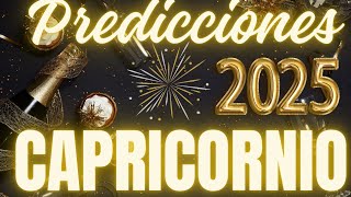 CAPRICORNIO ♑ PREDICCIONES 2025 ✨️🎆🎊UN AÑO DE MUCHOS CAMBIOS Y DECISIONES