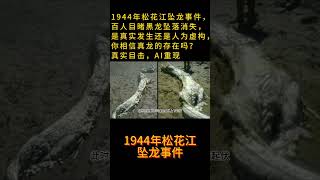 1944年松花江坠龙事件，真实目击，是真实发生还是人为虚构ai重现 #未解之謎 #驚悚 #神秘 #詭異 #事件 #都市伝説 #未解決事件 #灵异悬疑 #灵异事件 #灵异故事 #shorts