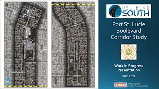 PSL Blvd south corridor study - 06/30/2022