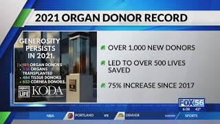 Kentucky Organ Donor Affiliates announce record-breaking 2021