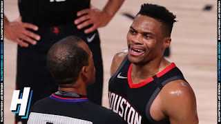 Russell Westbrook ANGRY With Rajon Rondo's Brother - Game 5 | Rockets vs Lakers | 2020 NBA Playoffs