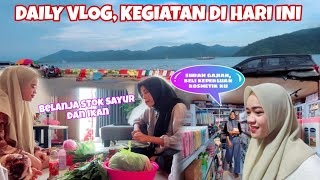 HARI INI JULI GAJIAN, TEMANI DIA BELANJA KEPERLUAN KOSMETIK, LANJUT KITA STOK ISI KULKAS LAGI