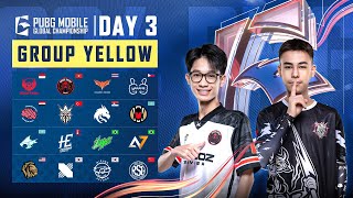 [EN] 2024 PMGC League | Group Yellow Day 3 | PUBG MOBILE Global Championship