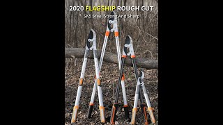 AIRAJ Telescopic Scissors for Pruning Trees with Ratchet