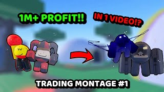 Trading Montage #1 | 1M+ PROFIT!! 2 OMEGAS?? | Ball Tower Defense