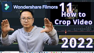 How to Crop Video In Filmora 11 - Tutorial For Beginners