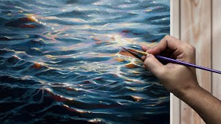 Quick and Easy Way to Paint Waves | Simple Step by Step Painting Tutorial