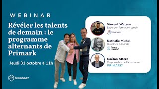 🎥 Webinar⎥Former et valoriser : Le programme alternants de Primark avec Ready for Takeoff