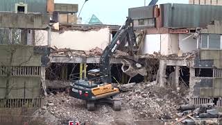 Blackpool Courts Police Station Demolition Lots Crashing Down Part 1