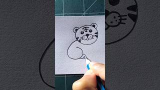 easy tiger drawing
