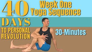 30-Minute Vinyasa Yoga Flow ✨ 40 Days To Personal Revolution Week One Sequence