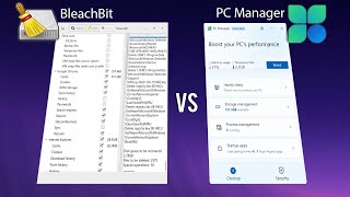 BleachBit vs Microsoft PC Manager - Better PC Cleaner?