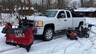 15 Year Olds Snow Plow Setup!! 2021-2022