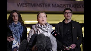 Climate activist Greta Thunberg goes on trial for blocking oil and gas conference