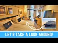 Cunard Queen Elizabeth Balcony Stateroom Tour