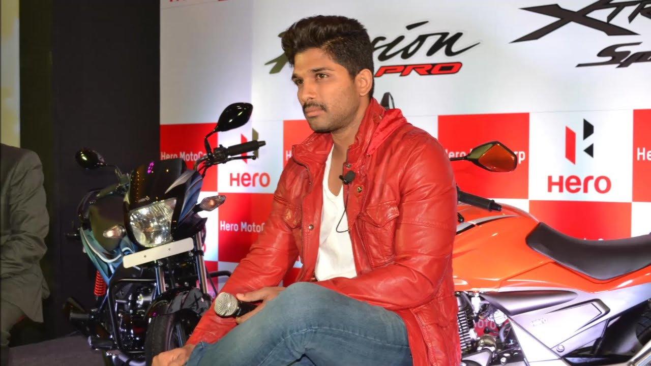 Hero MotoCorp Ropes In Allu Arjun As Brand Ambassador - Hybiz.tv - YouTube