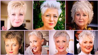 80 + Best Short Hairstyles And Haircuts Ideas For Women Over 70 | Classic Pixie Spiky Haircuts