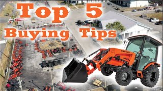 Top 5 Tractor Buying Tips