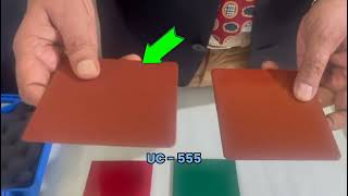 Enamel Paint Va UC555 Micron Thickness Comparison Using Micron Meter