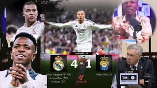 REYAKSYON RUDY SANON SOU BÈL PÈFÒMANS KYLIAN MBAPPÉ AK REAL MADRID JWÈ A MAKE YON DOUBLE.