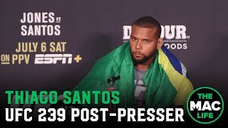 UFC 239 Post Fight Press Conference: Thiago Santos