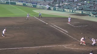 【頭部直撃の死球】健大高崎 vs 下関国際 2021/3/19 センバツ1回戦