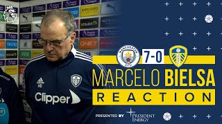 Marcelo Bielsa post-match reaction | Man City 7-0 Leeds United | Premier League