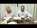 تحدي معركة الطعم المطلقة بيني وبين أمال 🍗🔥أفخاذ الدجاج النارية، 🍀 البسلة، 🍚🍜الرز بالشعرية، و🥗 السلطة