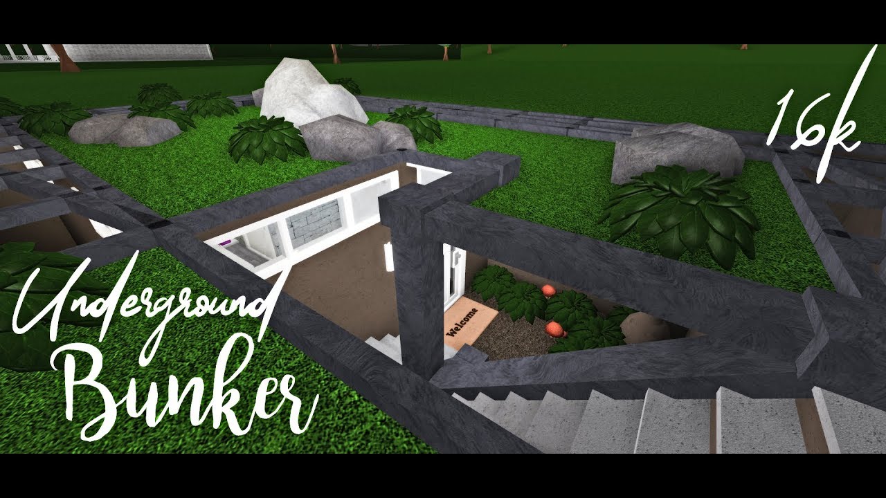 Roblox Bloxburg | Underground Bunker/Home Speedbuild | 16k | SammyxM ...