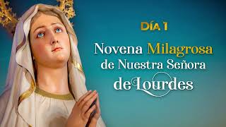 Novena a la Virgen de Lourdes - Día 1🕯️ #lourdes #novena