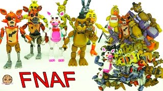 Fnaf In Pieces Complete Set Of Five Nights At Freddys Funko
