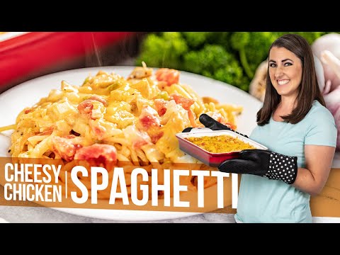 Cheesy Chicken Spaghetti