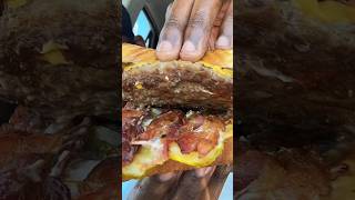 Trying Sonic New Cheesy Bacon Sonic Stack🍔 #sonic #burger #new #foodie #foodreview