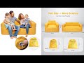 Aerogogo Inflatable Air Couch Sofa with Built-in Rechargeable Air Pump for Camping, Beach and Home