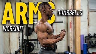 Arms Workout You Can Do at Home (Dumbbells) | Bicep, Triceps & Forearms! - Day 3