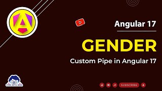 Gender Custom Pipe in Angular 17 | angular 17 tutorial #angular #angular17