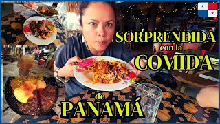 QUEDé SORPRENDIDA! 😲Probando COMIDA de PANAMA 🍖😋🍲#comida #panamá