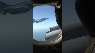 Chinese military jet intercepts Canadian Armed Forces aircraft #exclusive