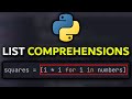 List Comprehensions in Python - Dieses Feature MUSST du kennen! (Python Tutorial)