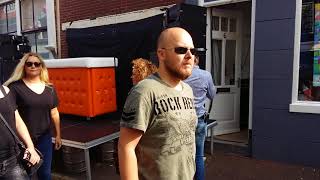 Brian Stricker optreden dubbele buurt Hoorn lappendag 21 augustus 2017