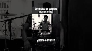 Remo o Evans? O ninguno? Jaja #bateria #videoshorts #viral #youtube #tutorialyoutube #drums #tuto