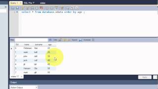 Beginners MYSQL Database Tutorial 7# SQL ORDER BY Keyword Statement Query
