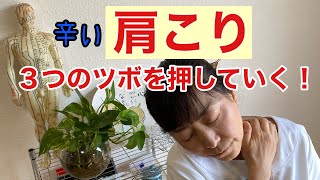 肩こりにはこのツボ！【合谷】【後渓】【手三里】のツボ押し