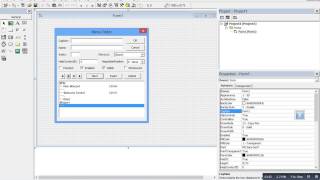How to design a menu in visual Basic 6 0