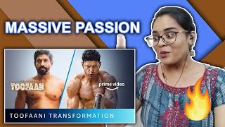 Toofaani Transformation Of Farhan Akhtar REACTION | Amazon Prime Video |  Neha M.