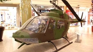 Bell CH-136 Kiowa in a shopping mall