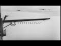 german paratroopers and cruiser blucher in oslo norway during the invasion of no...hd stock footage