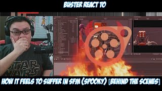 Buster React to How it FEELS to SUFFER in SFM (sp00ky) [Behind the Scenes]