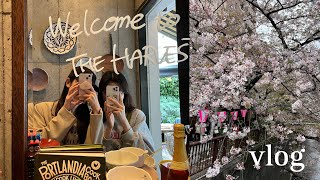 Vlog｜新居での6日間🍃｜目黒川でお花見🌸｜食器屋さん巡り🍴💛｜